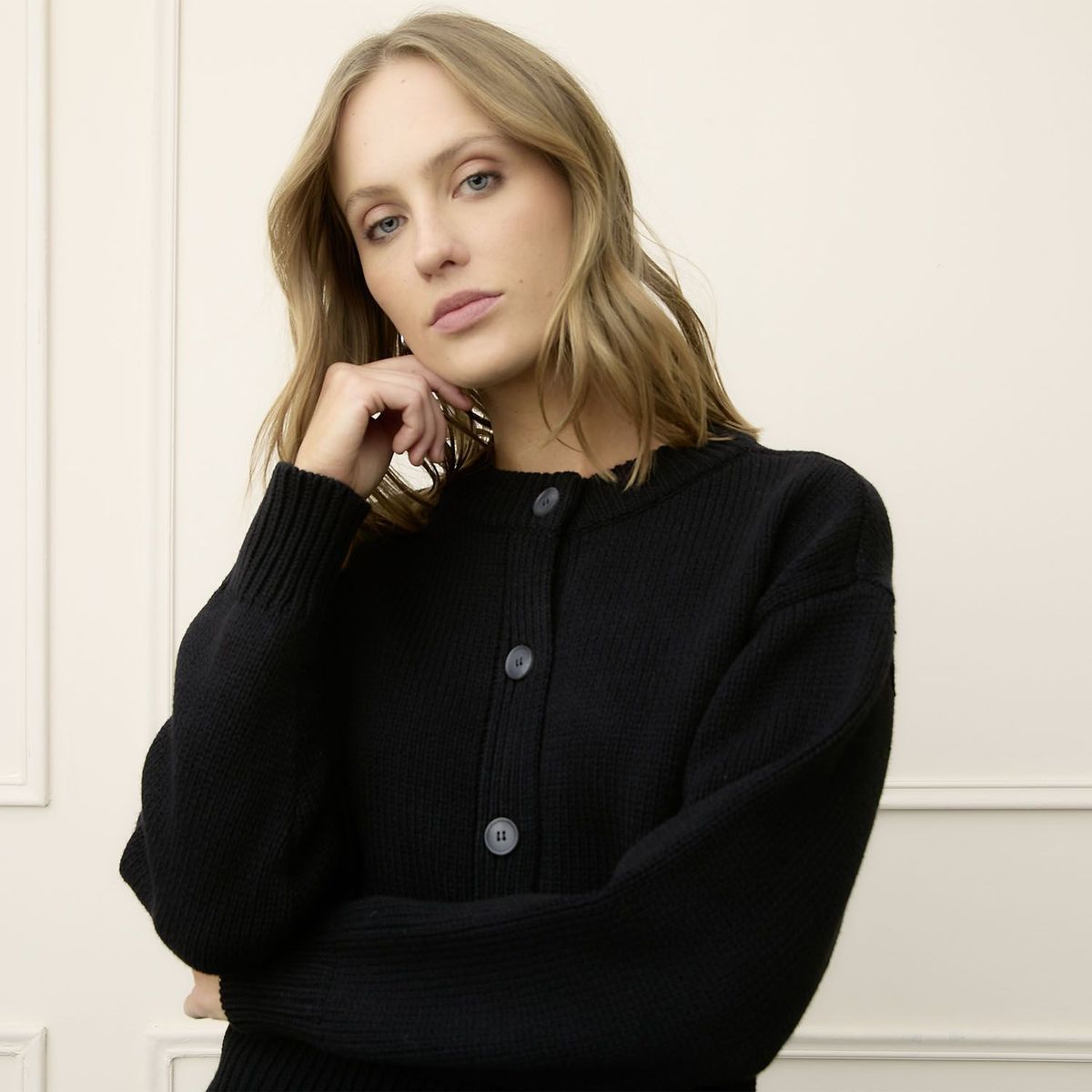 BASEMENT - Cardigan Mujer de Algodón Basement