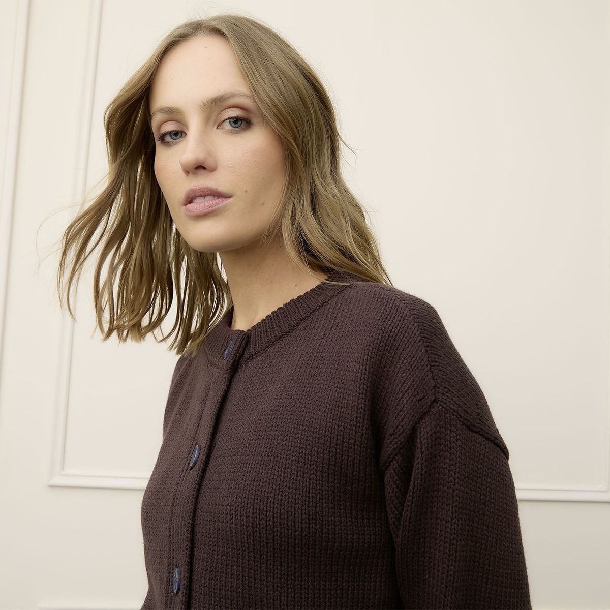 BASEMENT - Cardigan Mujer de Algodón Basement