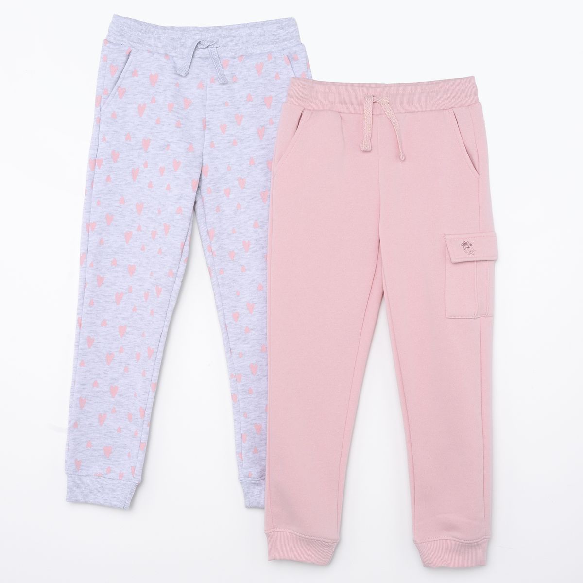 YAMP - Pantalón para Niña Pack de 2 unidades de Algodón Yamp