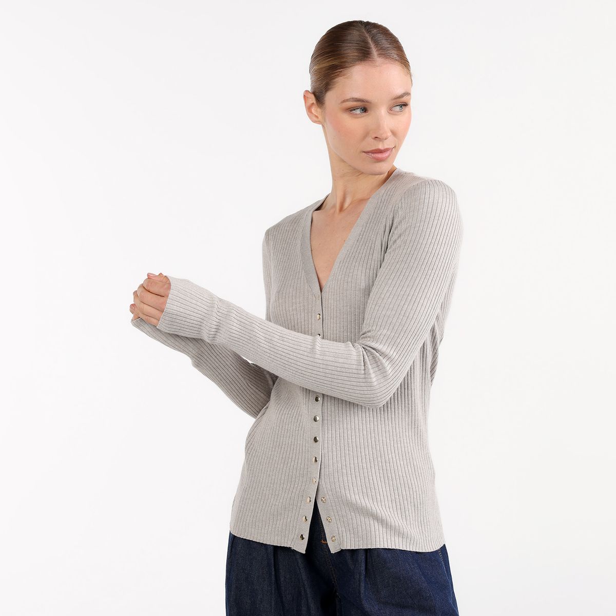 BASEMENT - Blusa Mujer Manga larga Basement