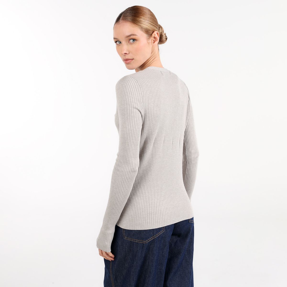 BASEMENT - Blusa Mujer Manga larga Basement