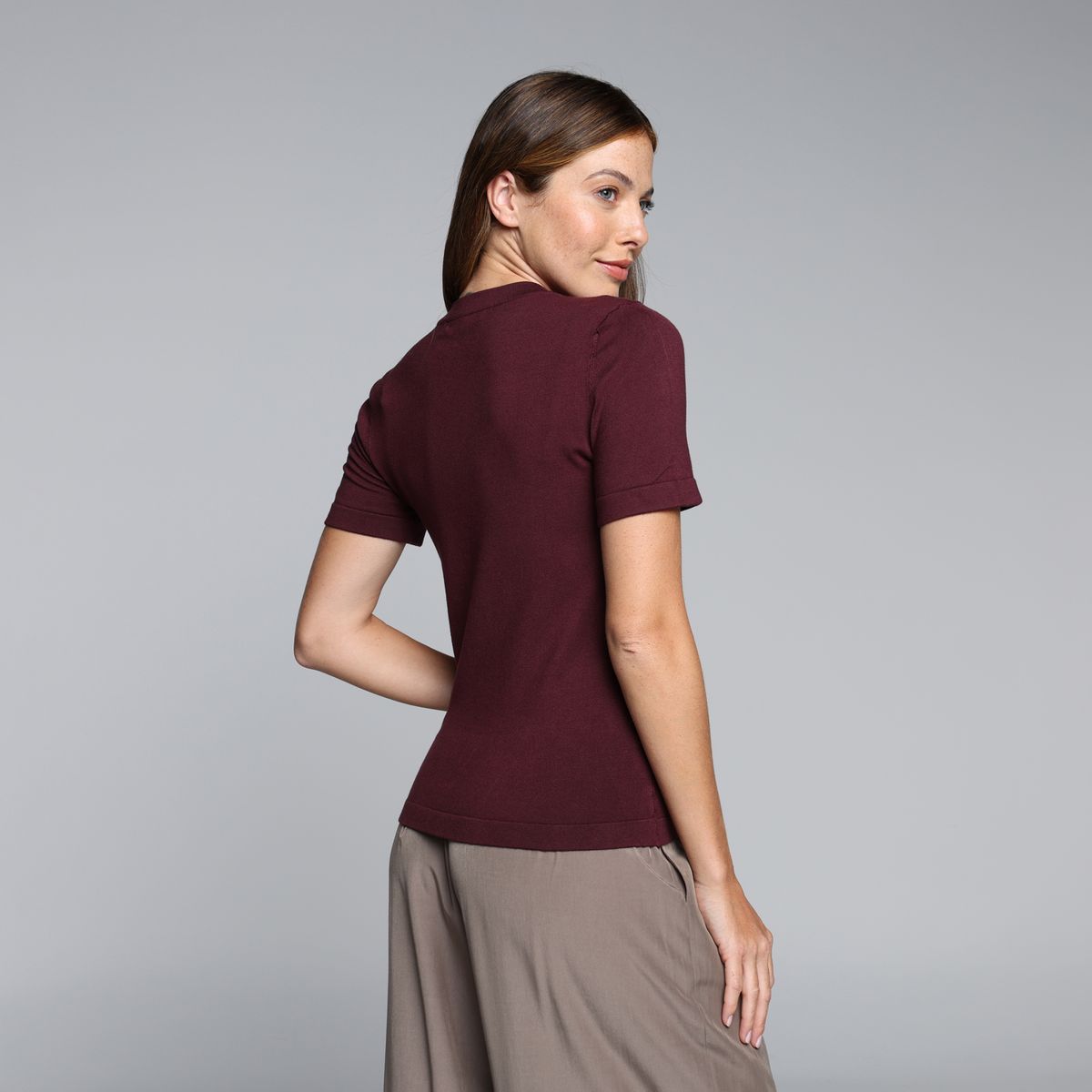 BASEMENT - Camiseta Mujer de Rayas Basement 