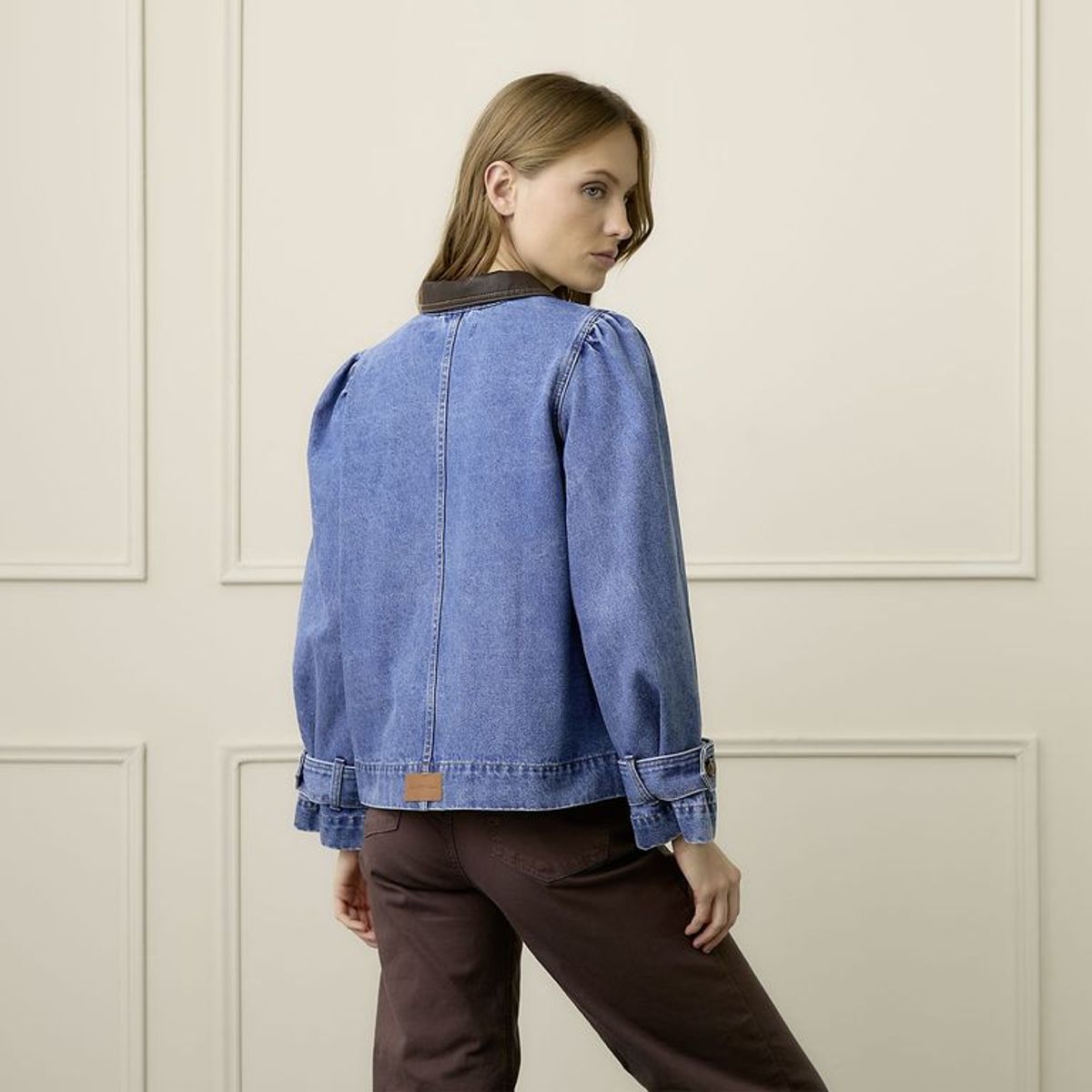 BASEMENT - Chaqueta de jean Mujer de Algodón Basement