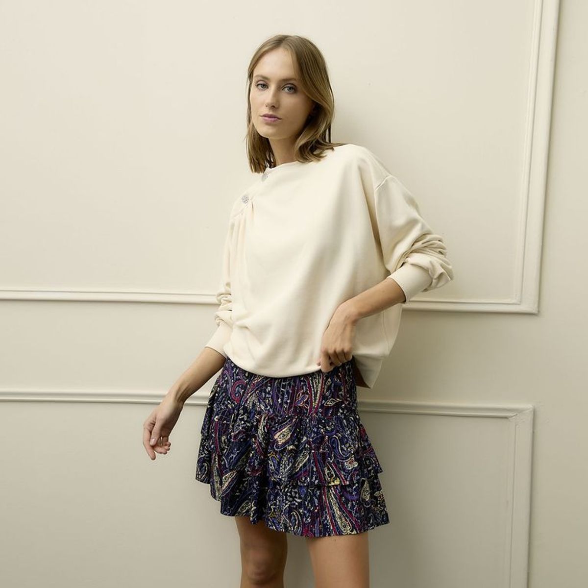 BASEMENT - Hoodie Mujer de Algodón Basement