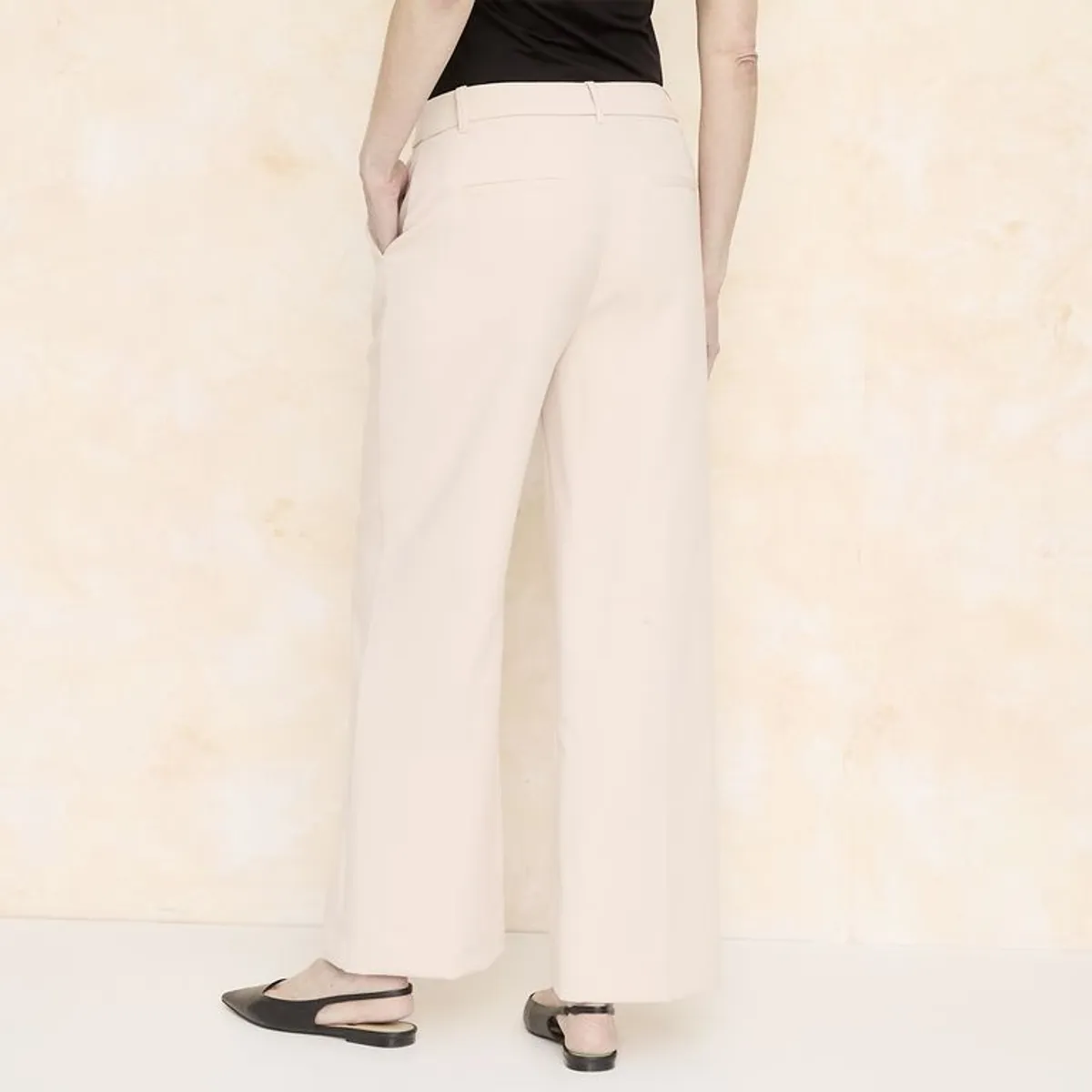 STEFANO COCCI - Pantalón Wide leg Mujer Tiro medio Poliéster Stefano Cocci