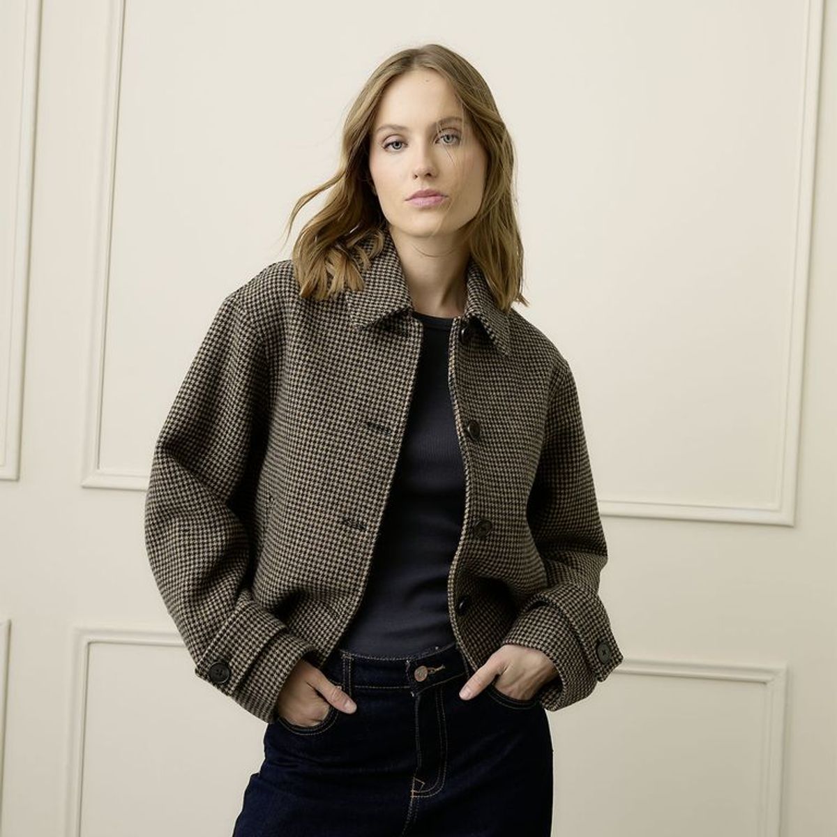 BASEMENT - Chaqueta Mujer de Lana Basement