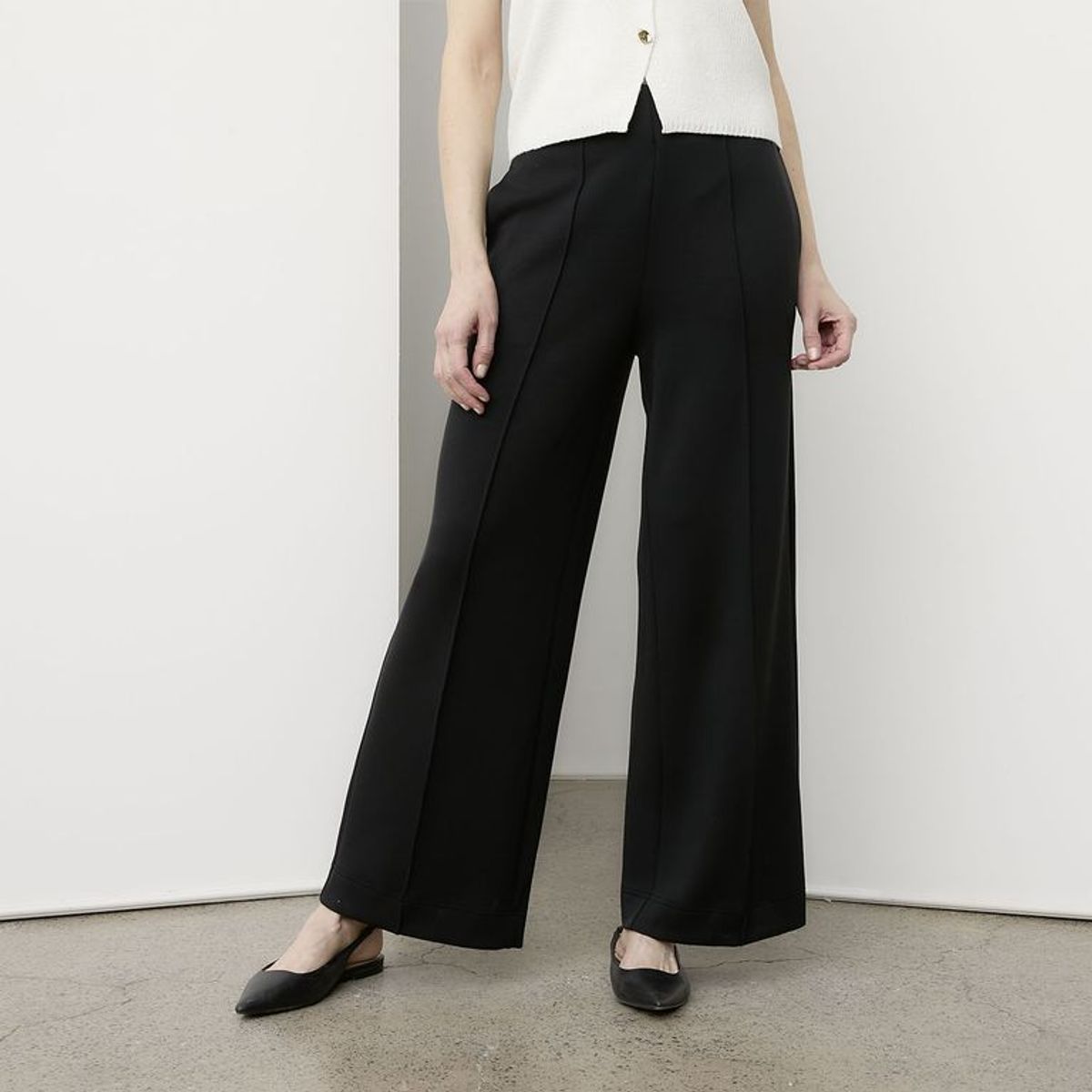 APOLOGY - Pantalón Wide leg Mujer Tiro medio Apology