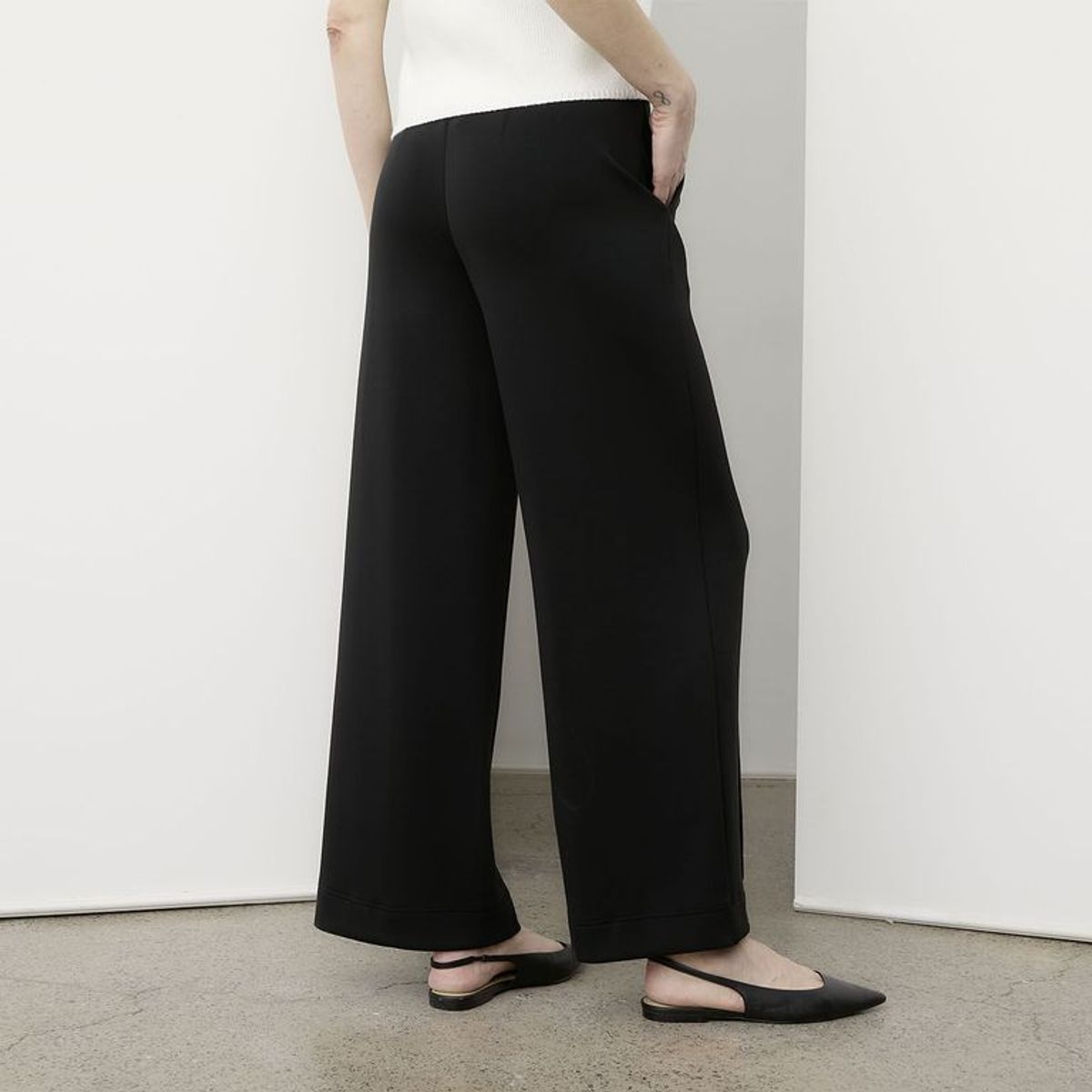 APOLOGY - Pantalón Wide leg Mujer Tiro medio Apology