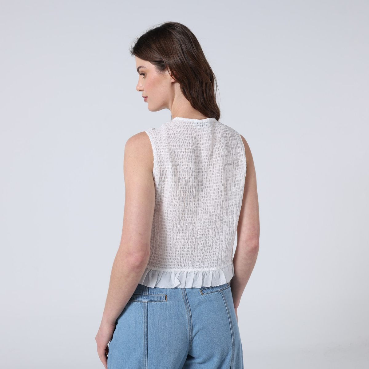 BASEMENT - Blusa Mujer Sin mangas Basement