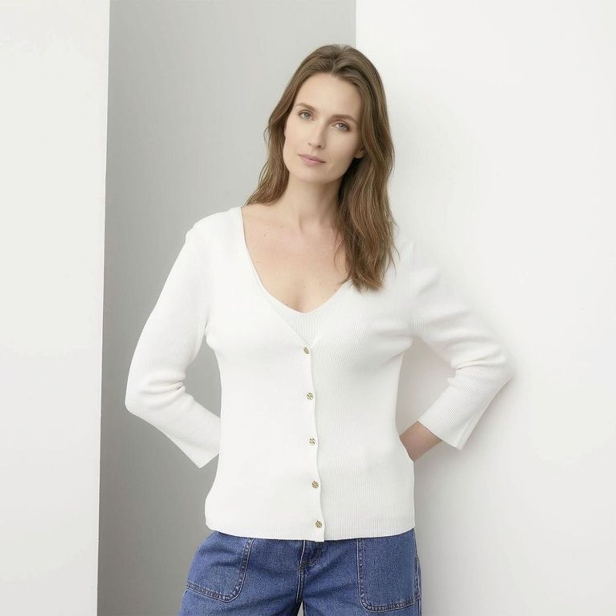 APOLOGY - Blusa Mujer Tejido Manga 3/4 Apology