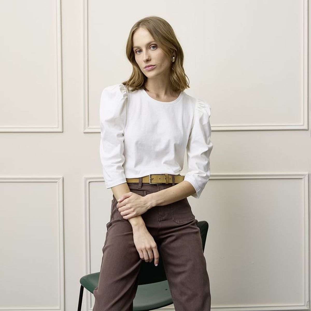 BASEMENT - Sacos Mujer Manga larga de Algodón Basement