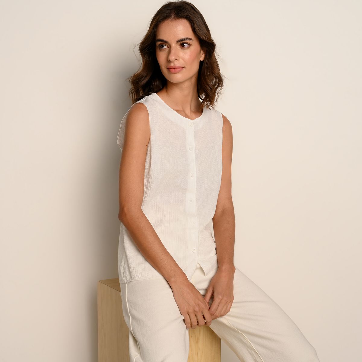 UNIVERSITY CLUB - Blusa Mujer Sin Mangas University Club