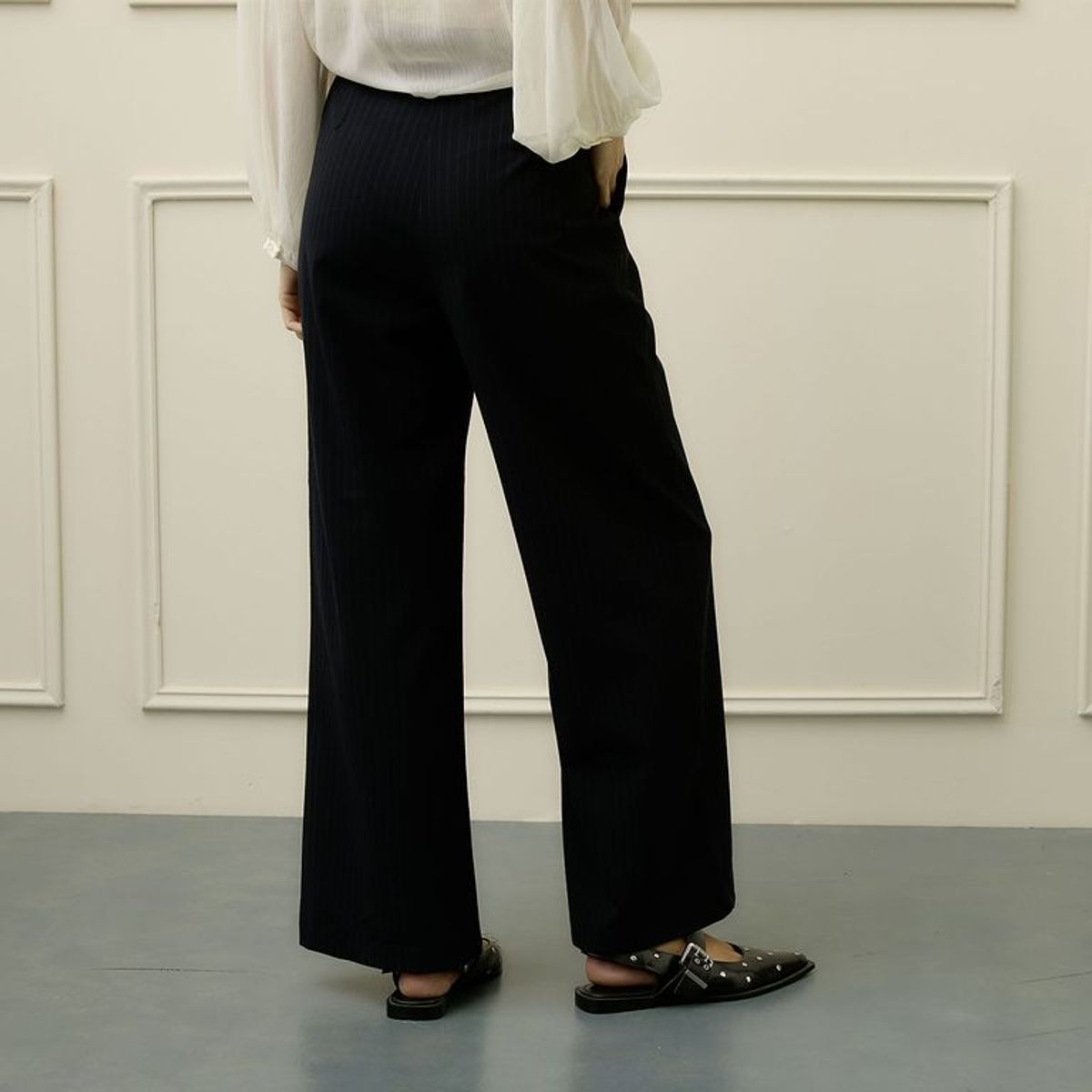 BASEMENT - Pantalón Recto Mujer Tiro medio Basement