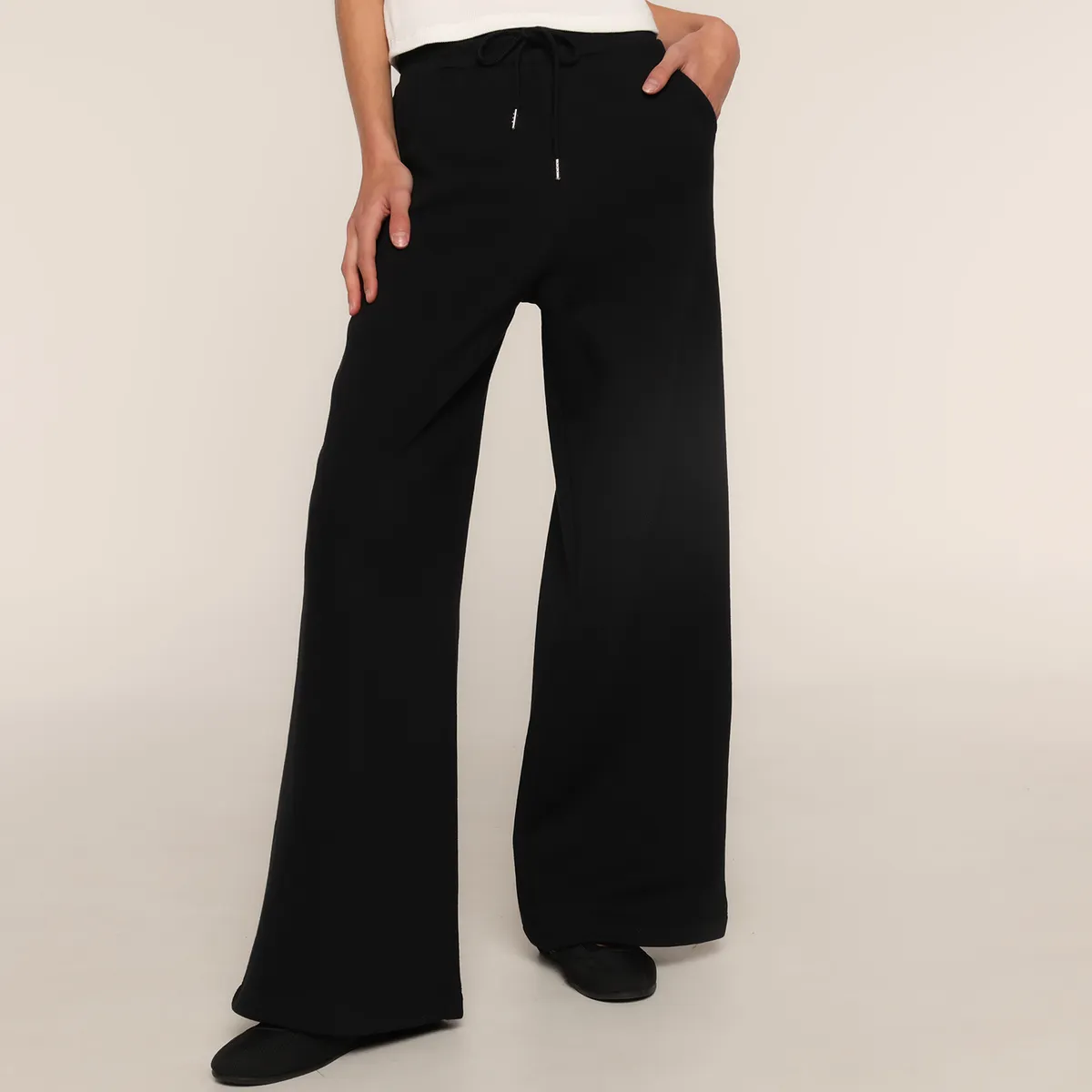 DOO AUSTRALIA - Pantalón Wide Leg Mujer De Algodón Doo Australia