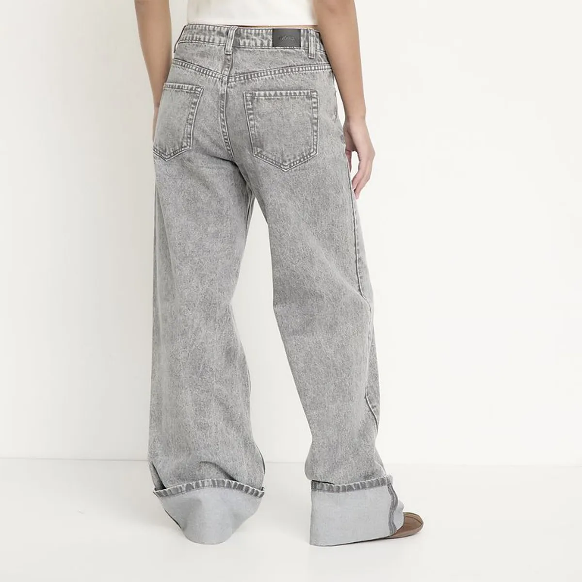 SYBILLA - Jeans Wide Leg Para Mujer De Algodón Sybilla