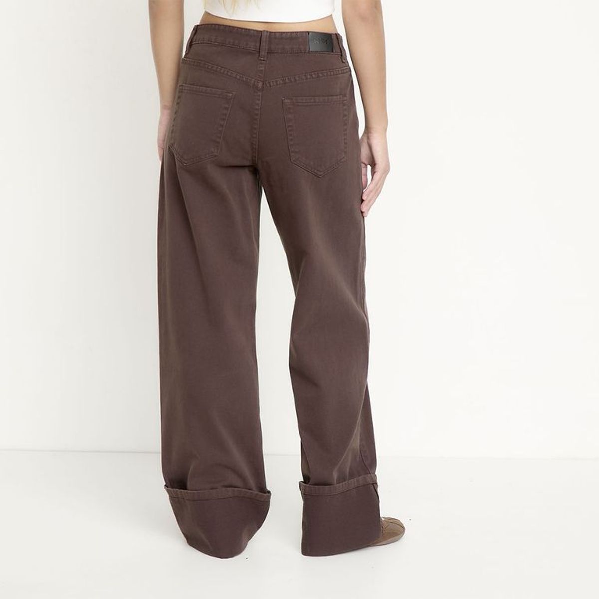 SYBILLA - Jeans Wide Leg Para Mujer De Algodón Sybilla