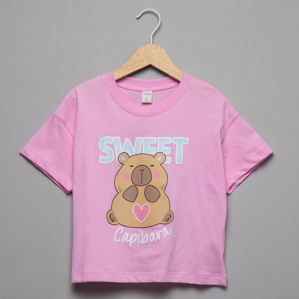 YAMP - Camiseta para Niña con Estampado de Algodón Yamp