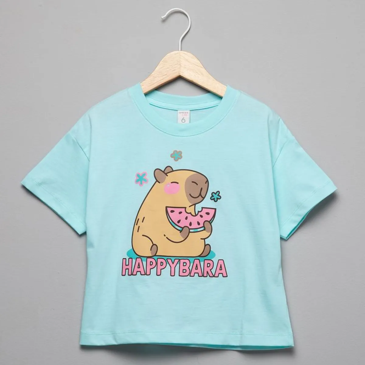 YAMP - Camiseta para Niña con Estampado de Algodón Yamp
