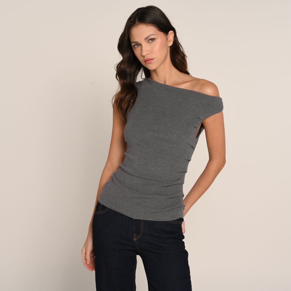 SYBILLA - Blusa Mujer Sin mangas Sybilla