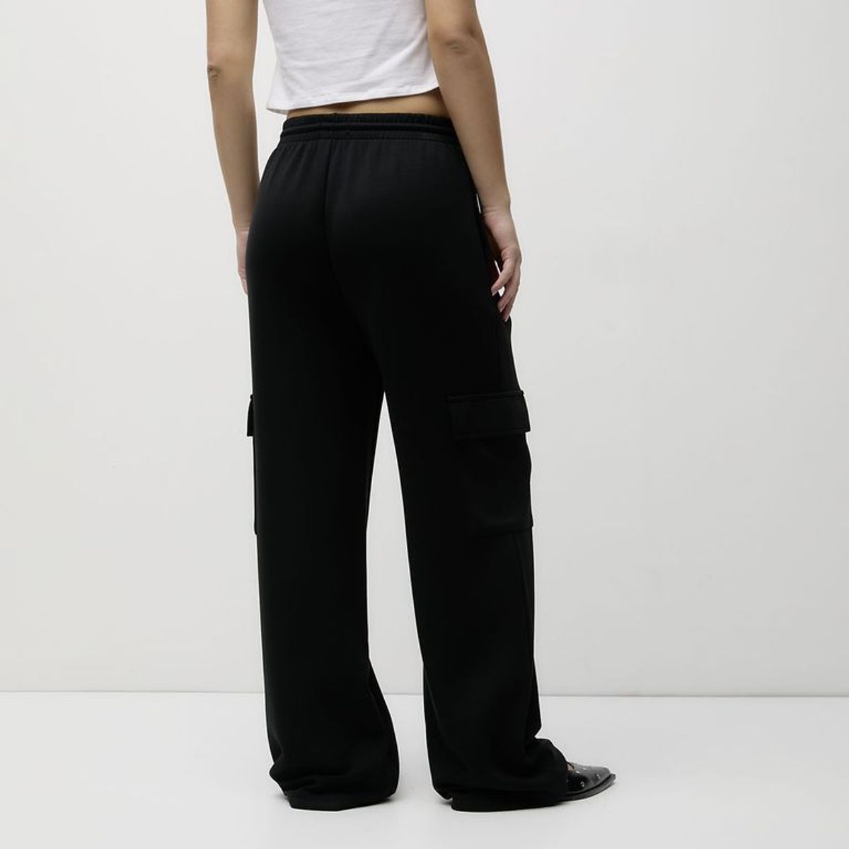 SYBILLA - Pantalón Cargo Mujer Tiro medio Sybilla