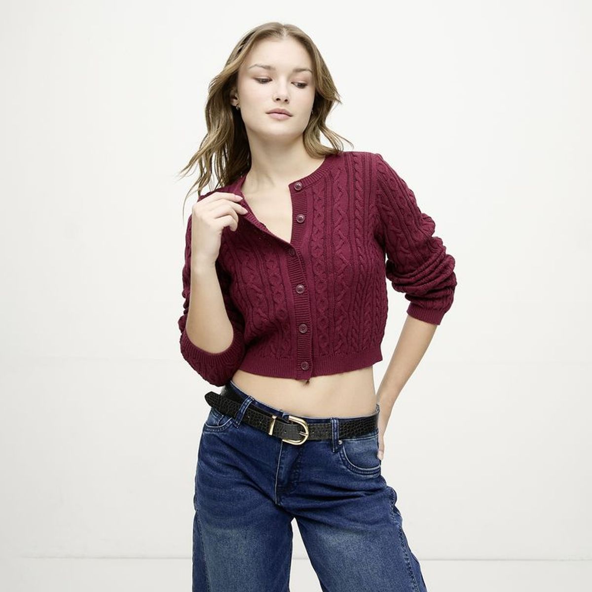 SYBILLA - Saco Mujer Tejido de Algodón Sybilla