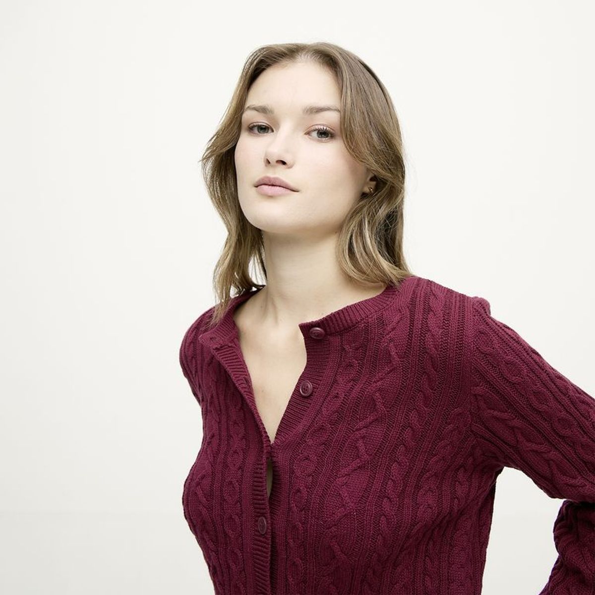 SYBILLA - Saco Mujer Tejido de Algodón Sybilla