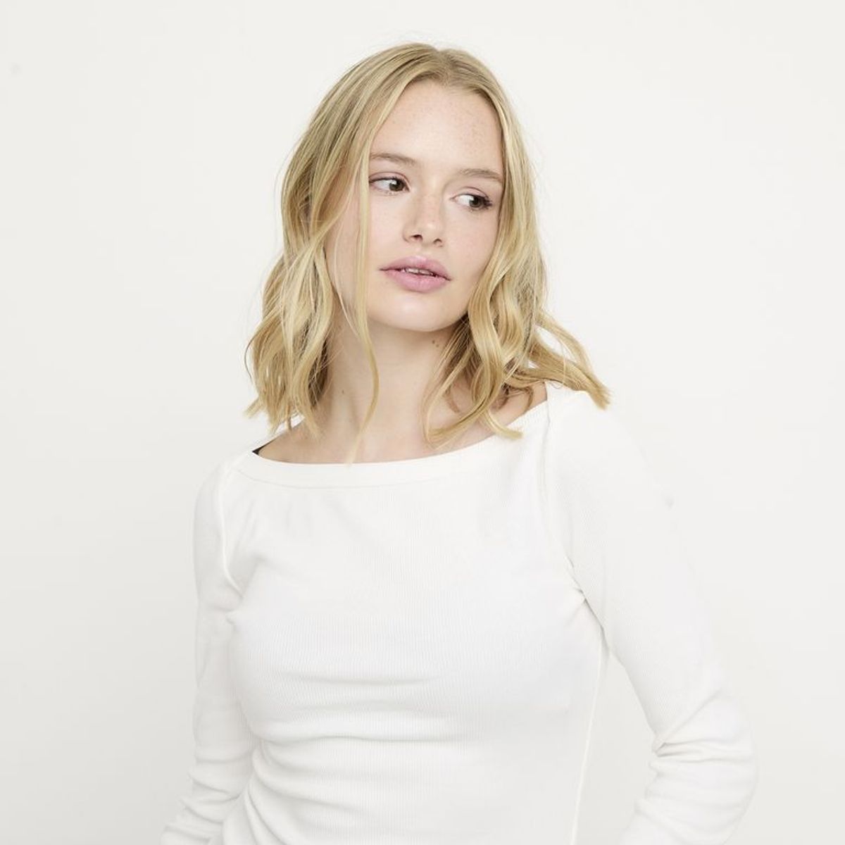 SYBILLA - Blusa Mujer Manga larga de Algodón Sybilla