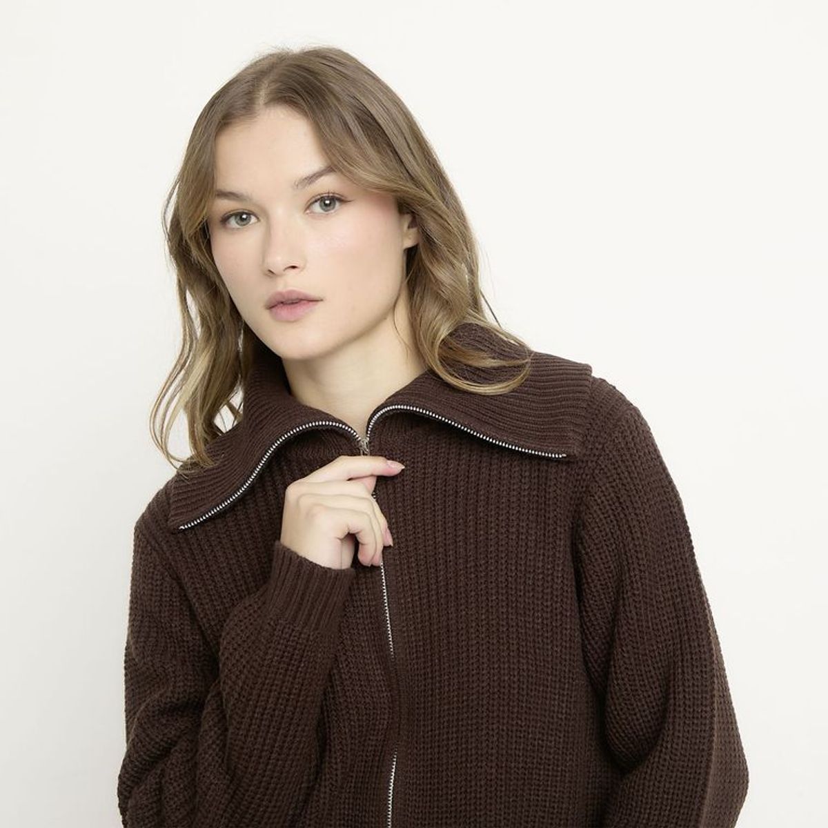 SYBILLA - Saco Mujer Tejido Acrílico Sybilla