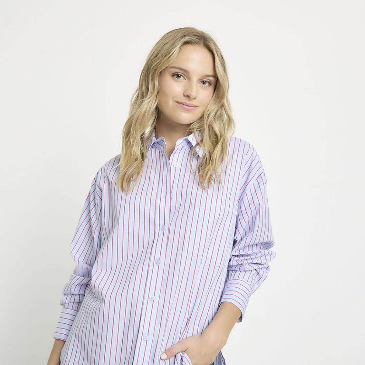 SYBILLA - Camisas Mujer Manga larga de Algodón Sybilla