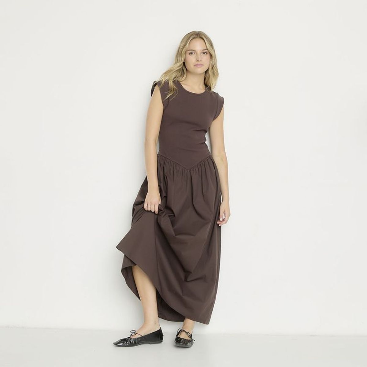 SYBILLA - Vestido Largo Mujer de Algodón Sybilla