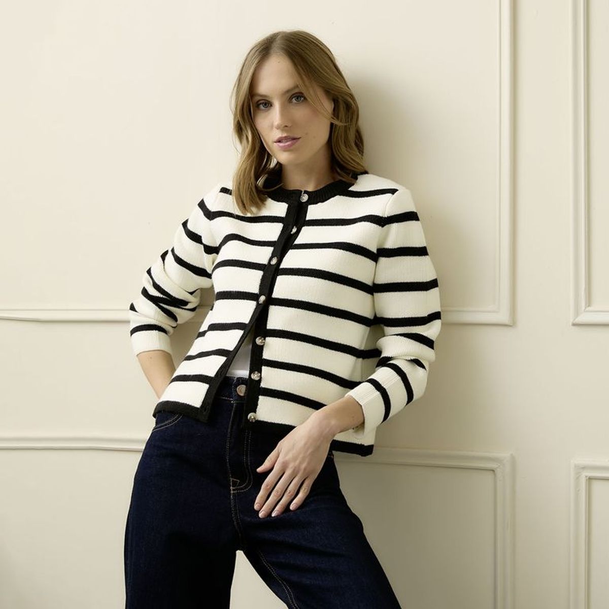 BASEMENT - Cardigan Mujer Basement