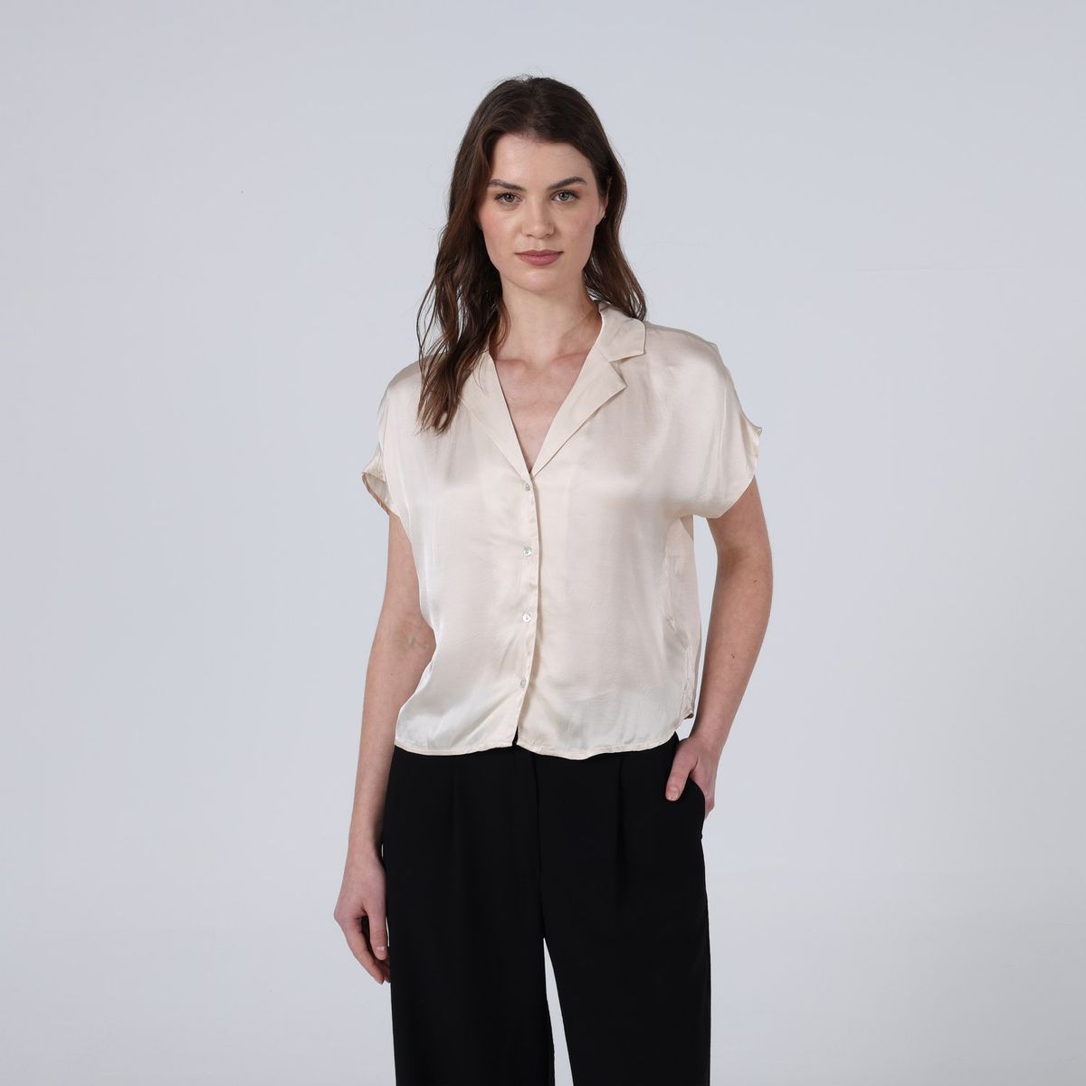 BASEMENT - Blusa Mujer Manga corta Basement