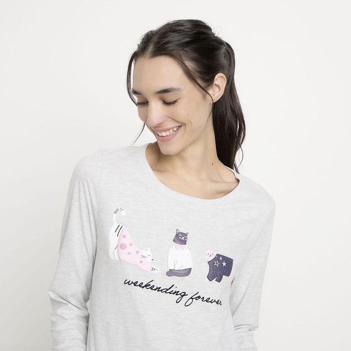 SYBILLA - CAMISETA ML ATSCOTTONI