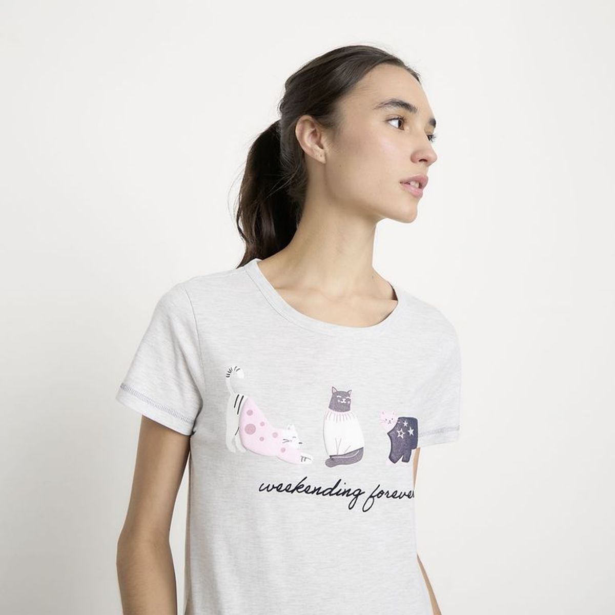 SYBILLA - CAMISETA MC ATSCOTTONI