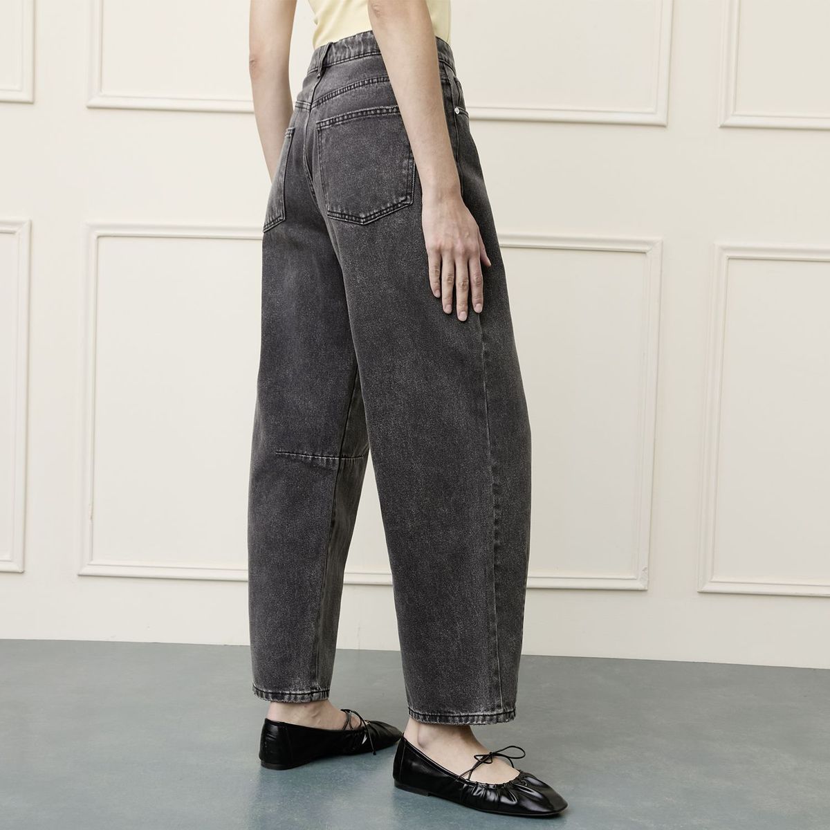 BASEMENT - Jean Balloon Mujer Tiro medio Basement