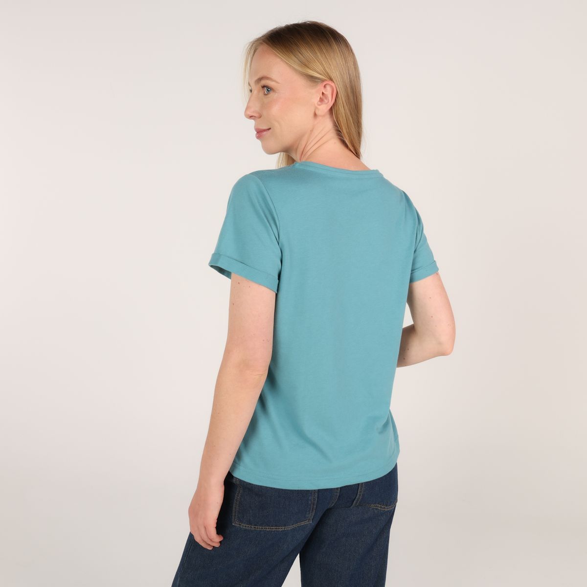 NEWPORT - Camiseta Mujer Manga corta de Algodón Newport