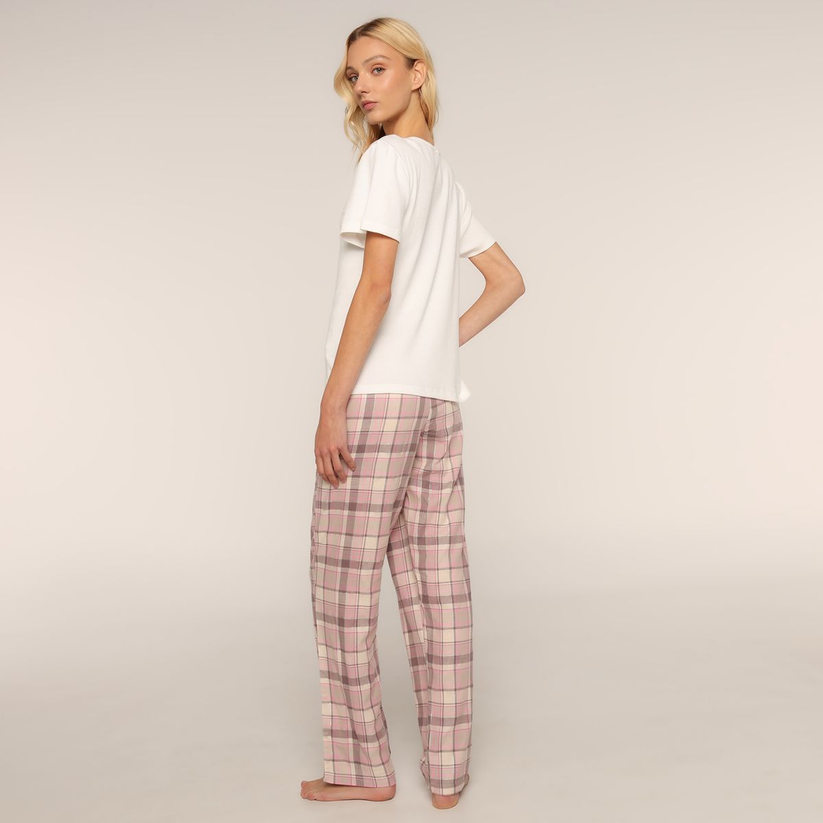 SYBILLA - Pijama completa con pantalón Mujer de Algodón Sybilla