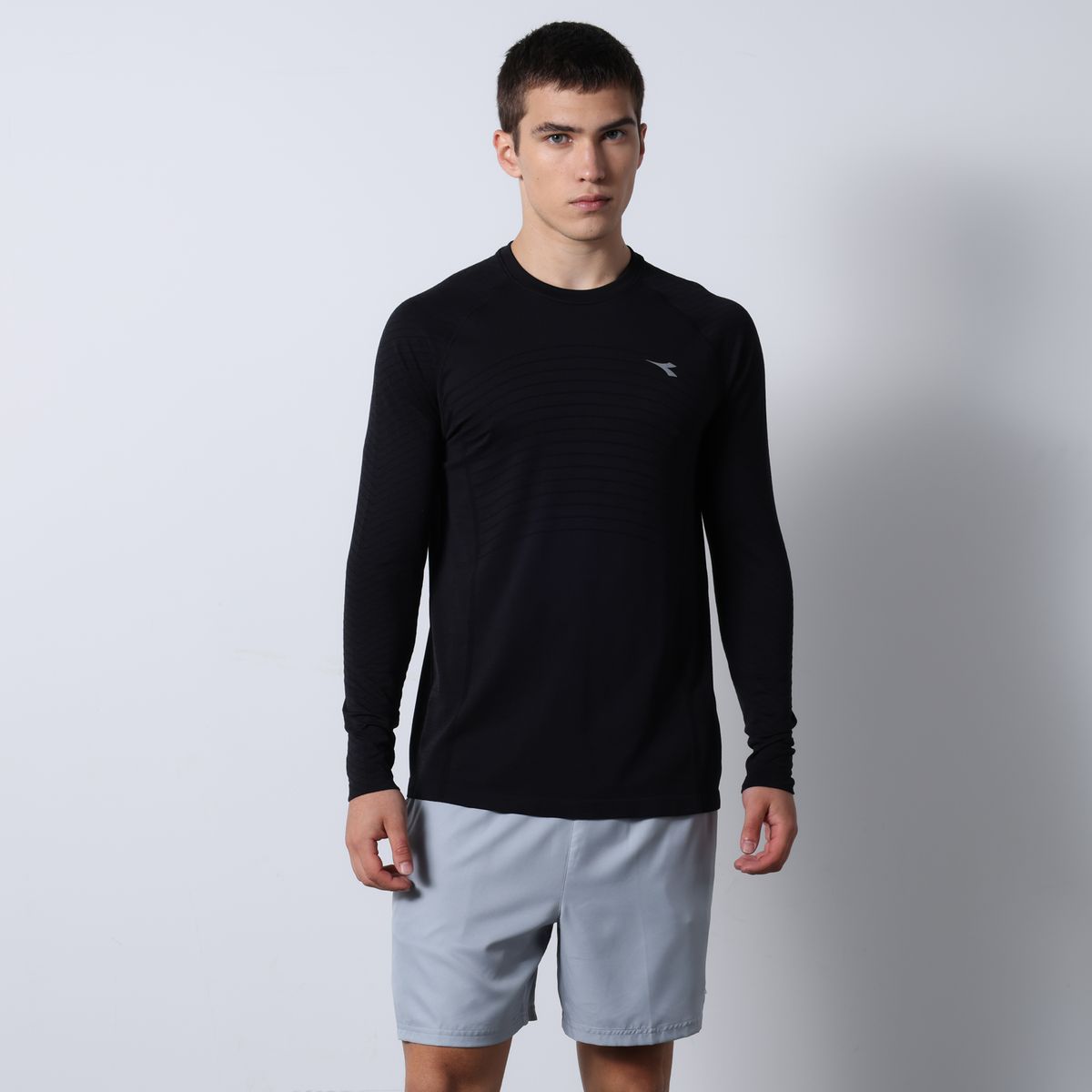 DIADORA - Camiseta Deportiva Training Manga larga Hombre Diadora