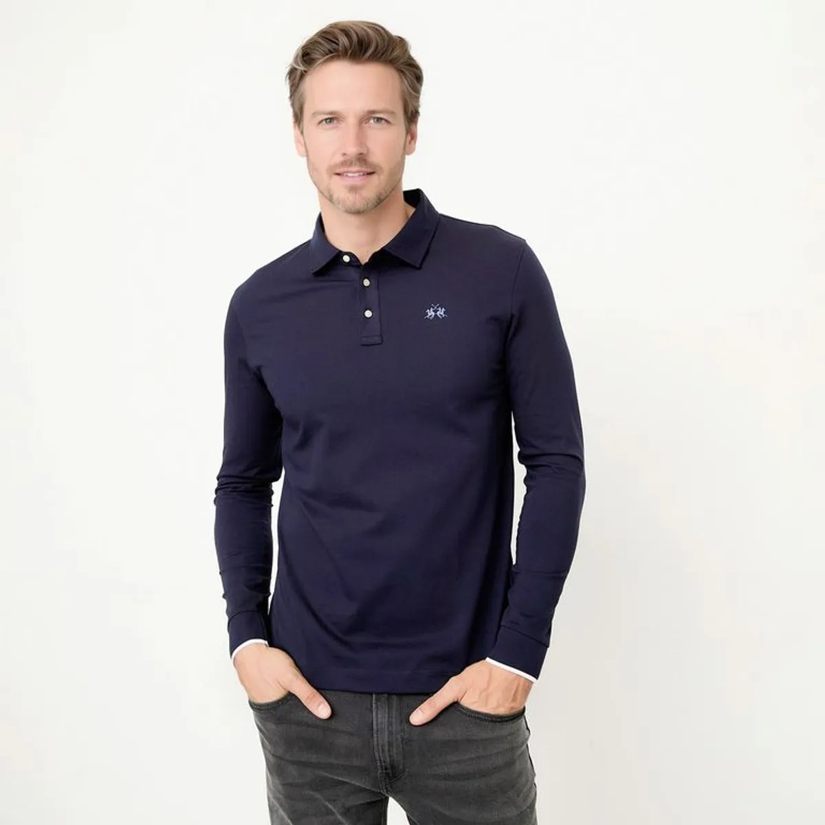 LA MARTINA - Camiseta Hombre Manga Larga  La Martina