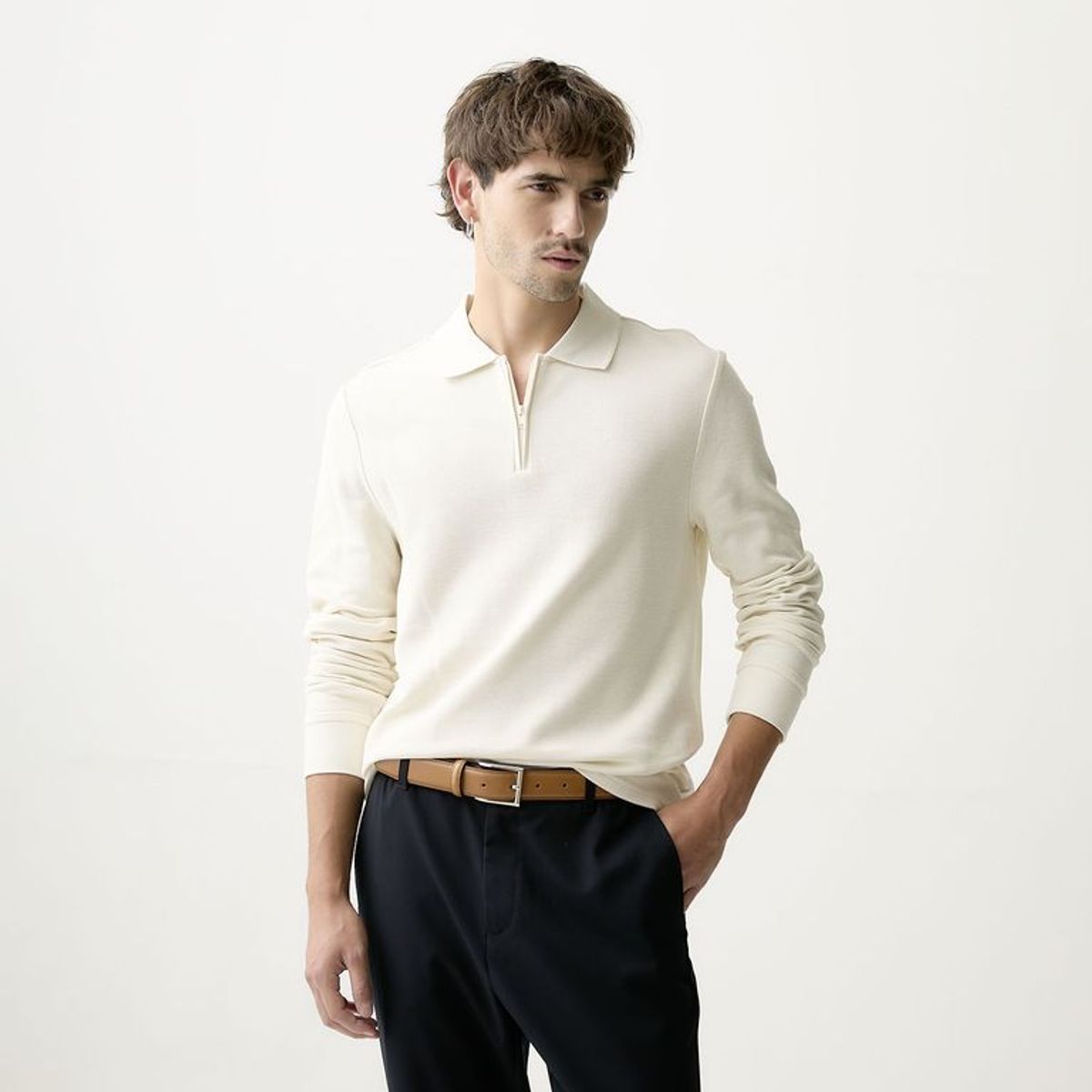 BASEMENT - Camiseta Hombre Manga Larga Basement