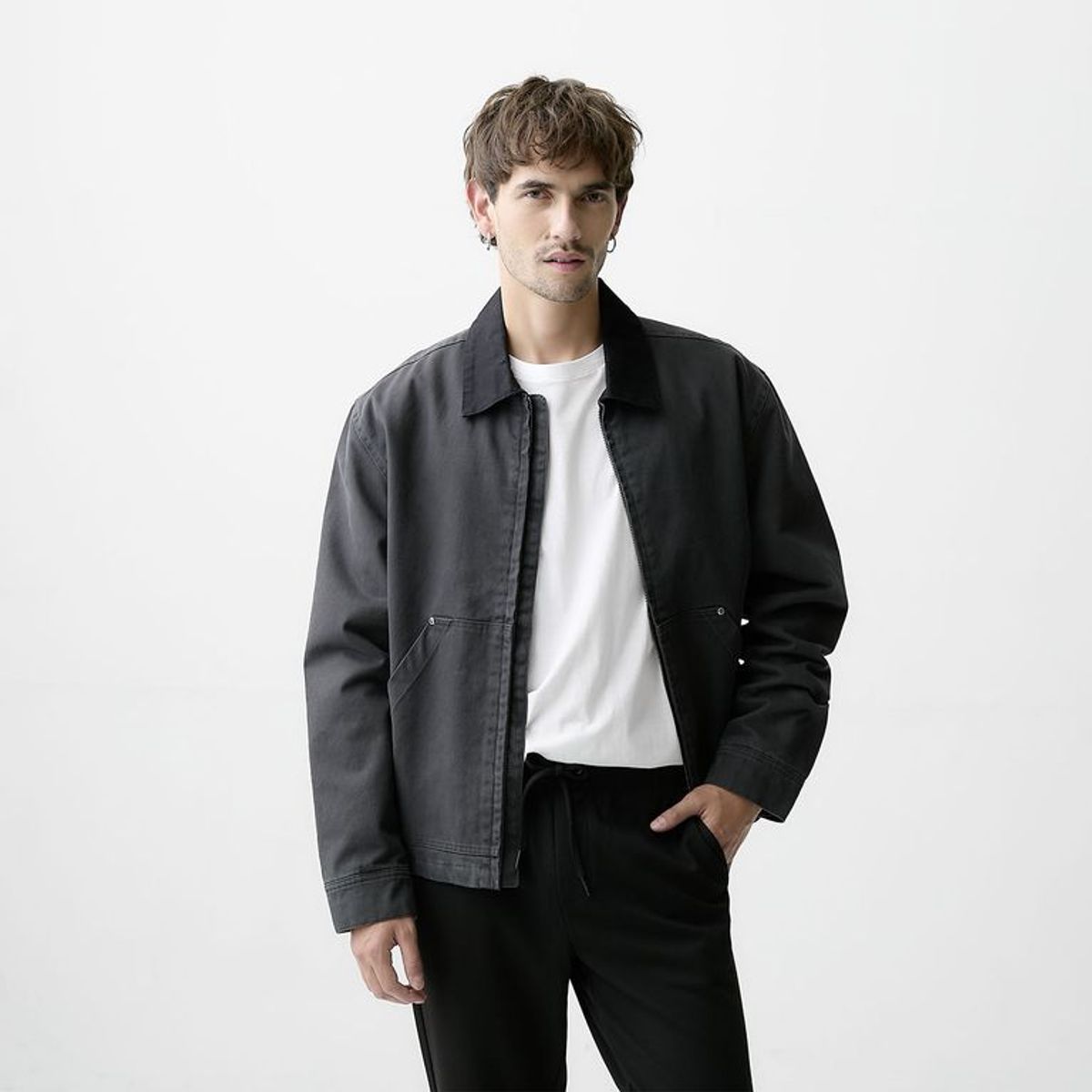 BASEMENT - Chaqueta Hombre de Algodón Basement