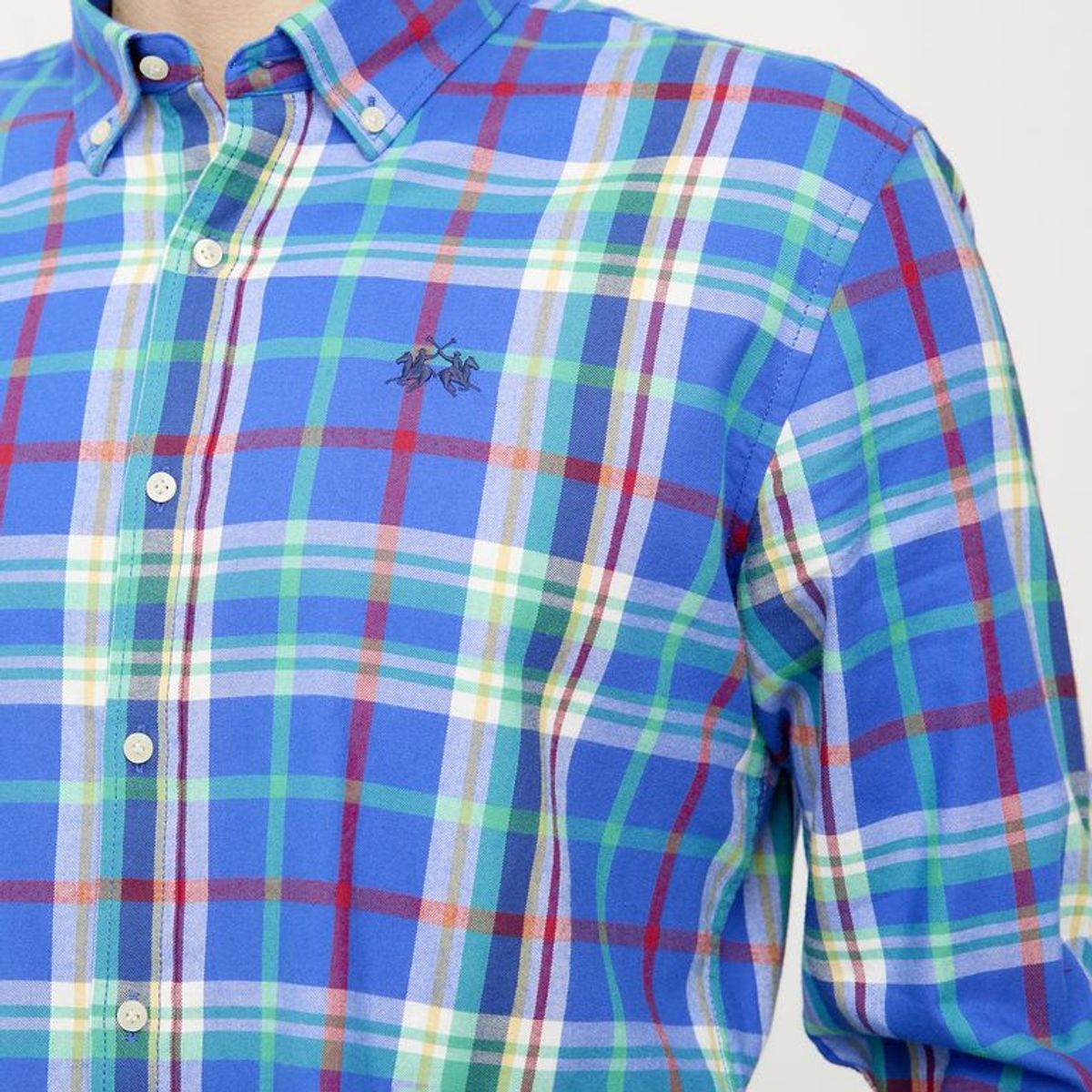 LA MARTINA - Camisa de Cuadros Hombre Manga larga La Martina