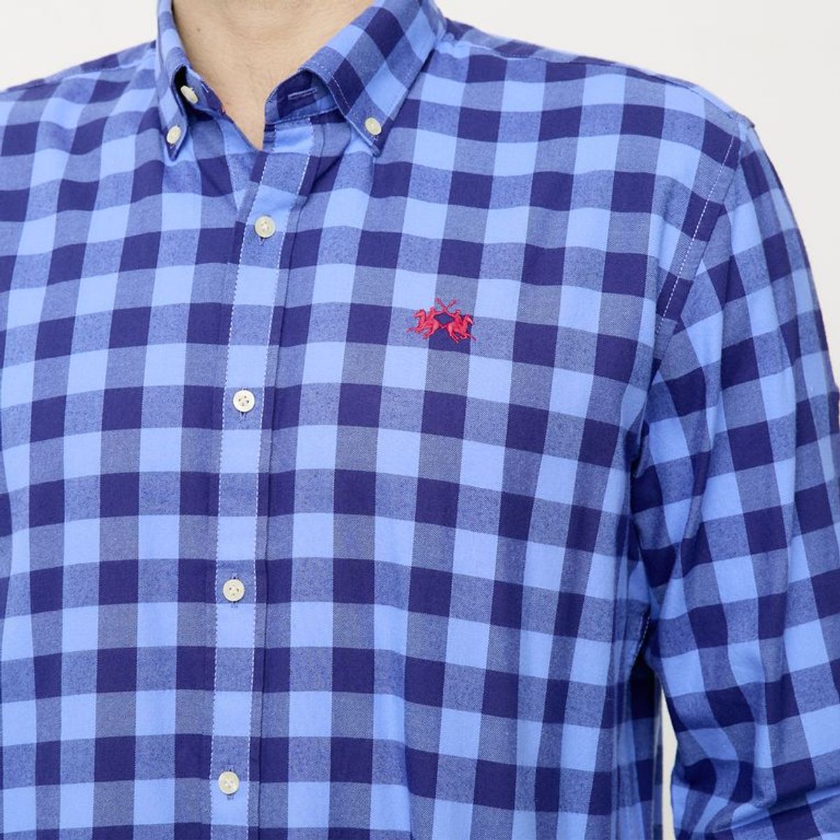 LA MARTINA - Camisa de Cuadros Hombre Manga larga La Martina