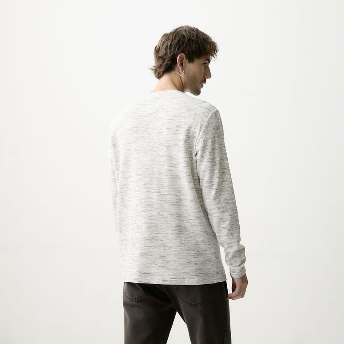 BASEMENT - Camiseta Hombre Manga Larga  Basement
