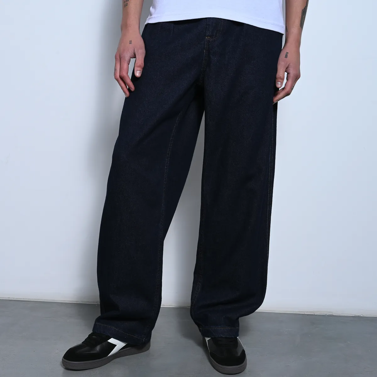 DENIMLAB - Jean 5 Bolsillos Hombre Baggy JDBG RAW CH Denimlab