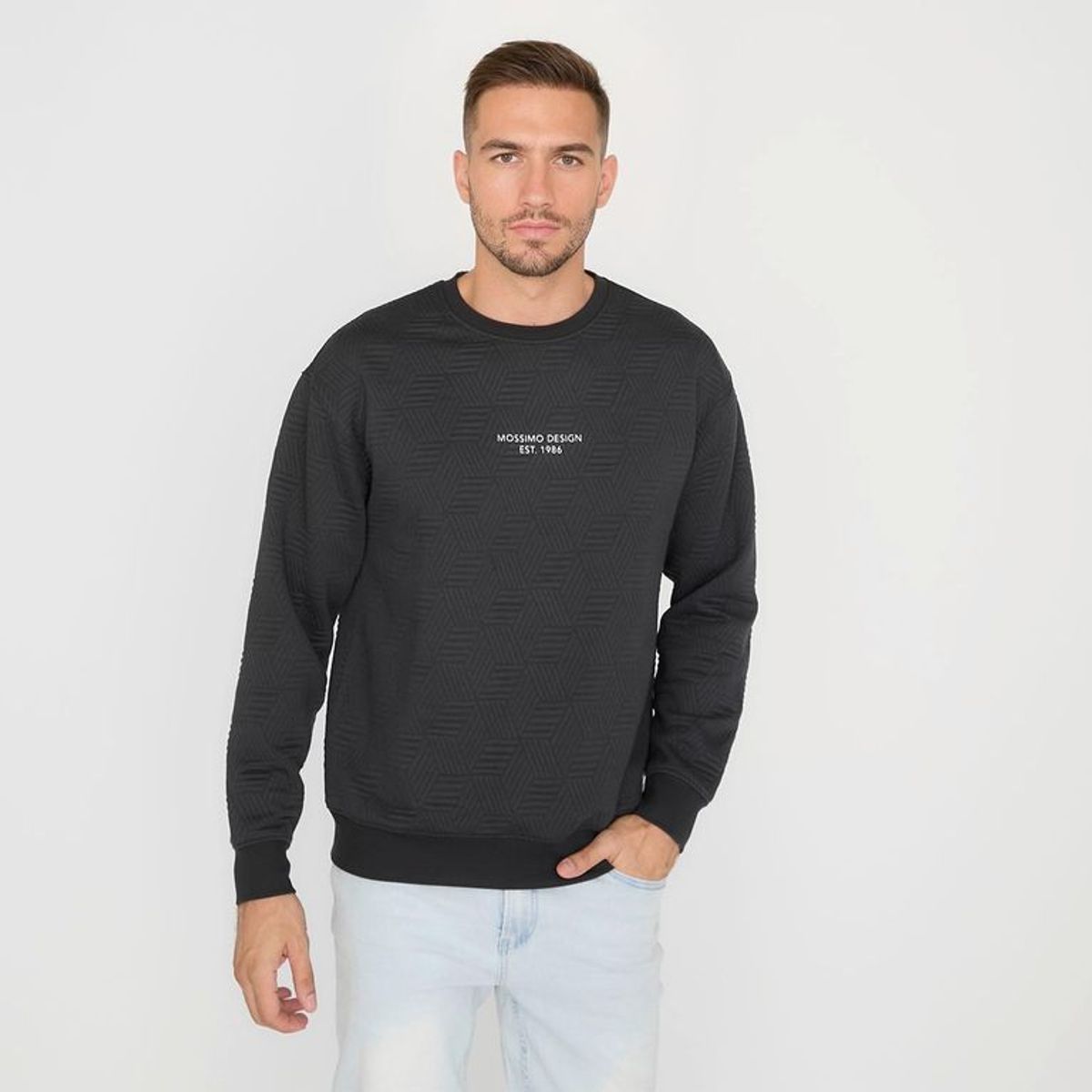 MOSSIMO - Hoodie Hombre con Logo Mossimo