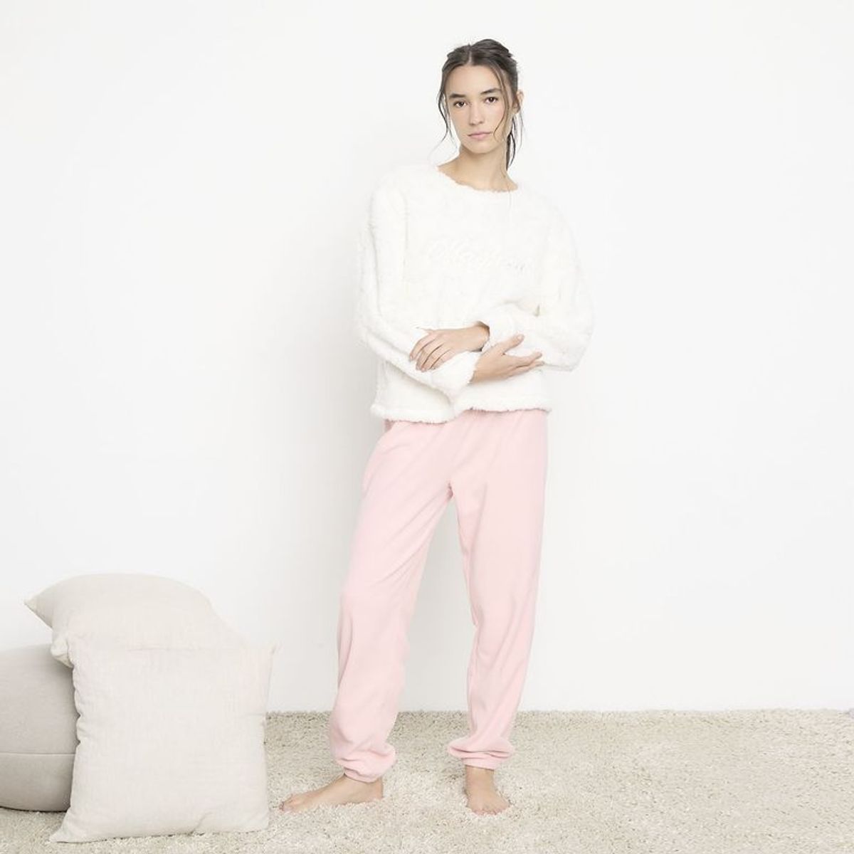 SYBILLA - Pijama completa con pantalón Mujer de Algodón Sybilla