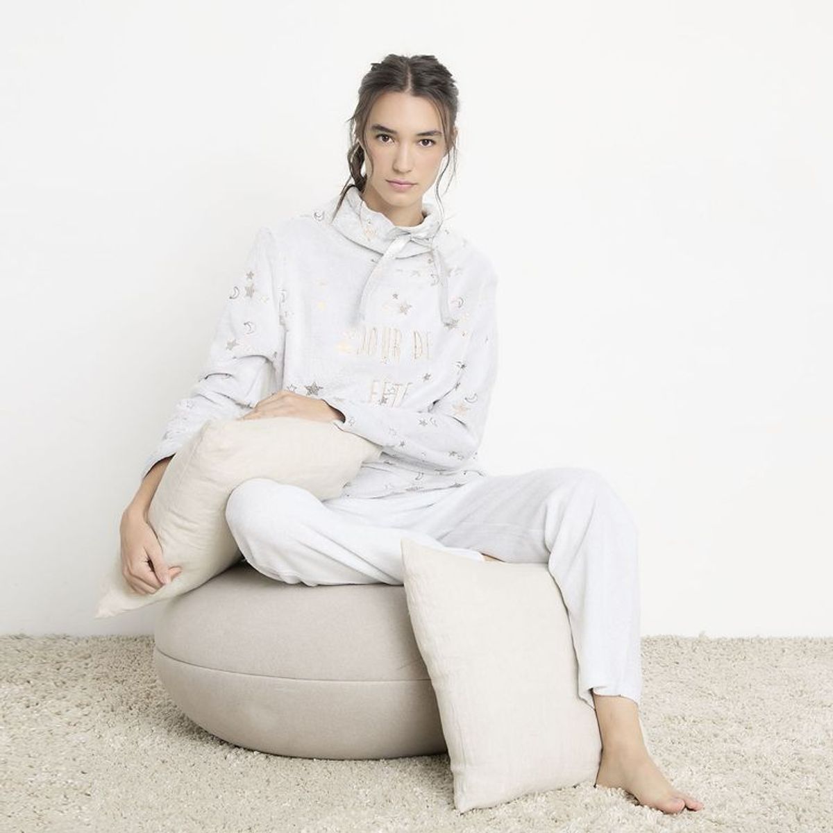 SYBILLA - PIJAMA MOUFLON PSMHOODJ03