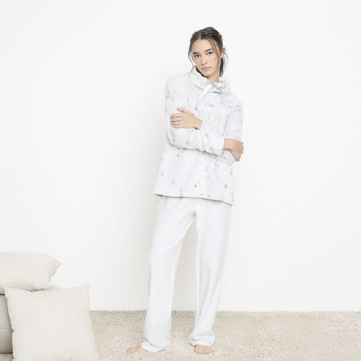 SYBILLA - PIJAMA MOUFLON PSMHOODJ03