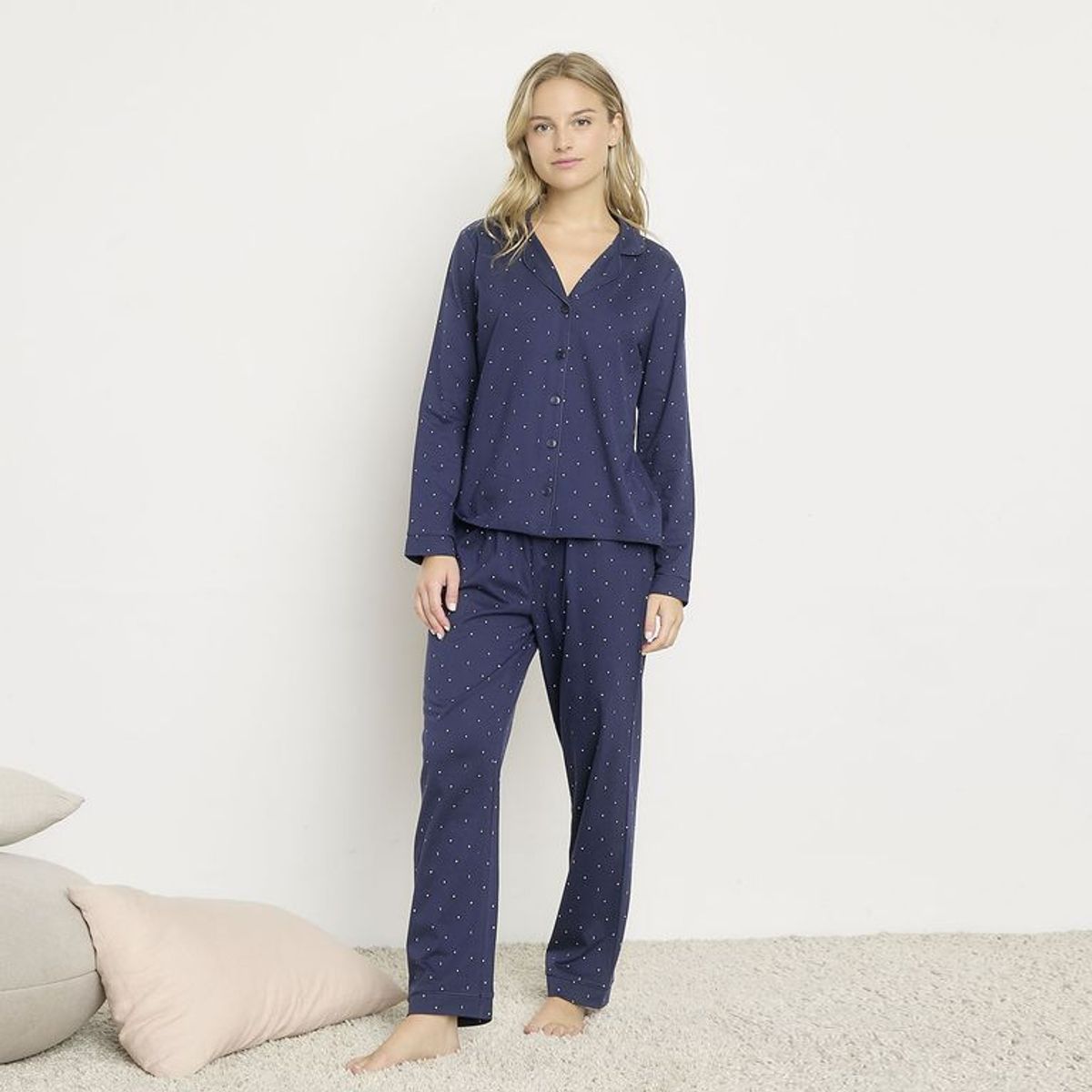 SYBILLA - PIJAMA ALGODON PSCAMIJUV0